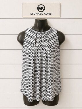 MICHAEL MICHAEL KORS – Sleeveless Printed Top – XS